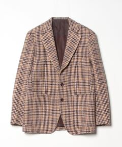 セール】Plaid Pattern Oversize Single Jacket/チェック