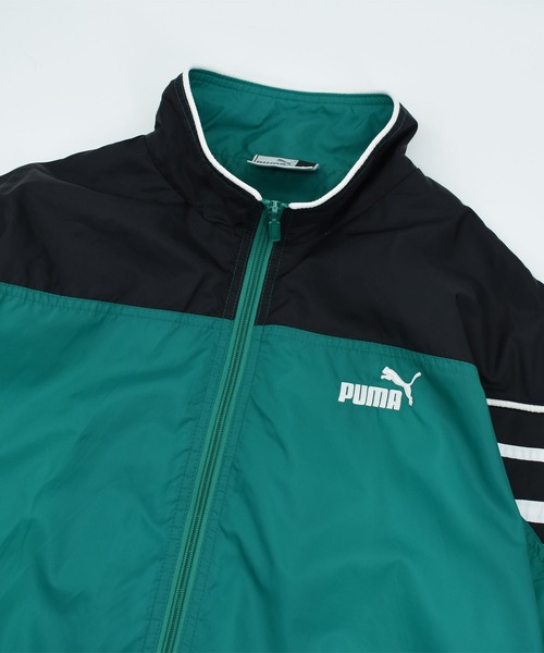 PUMA(プーマ)の「【USED】PUMA ナイロン トラックジャケット(ナイロンジャケット・メンズ・グリーン・MEDIUM)」の2枚目の写真