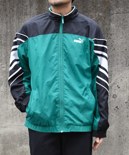 PUMA(プーマ)の「【USED】PUMA ナイロン トラックジャケット(ナイロンジャケット・メンズ・グリーン・MEDIUM)」の10枚目の写真