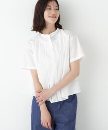 「human woman」 半袖ブラウス MEDIUM オレンジ レディース オレンジ系 human woman (Women)のシャツ・ブラウス