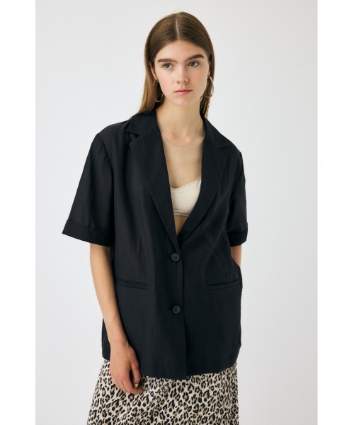 MOUSSY マウジー OVERSIZED CLASSIC ジャケット MIDDLE SLEEVE SHEER ジャケット（その他アウター）｜MOUSSY