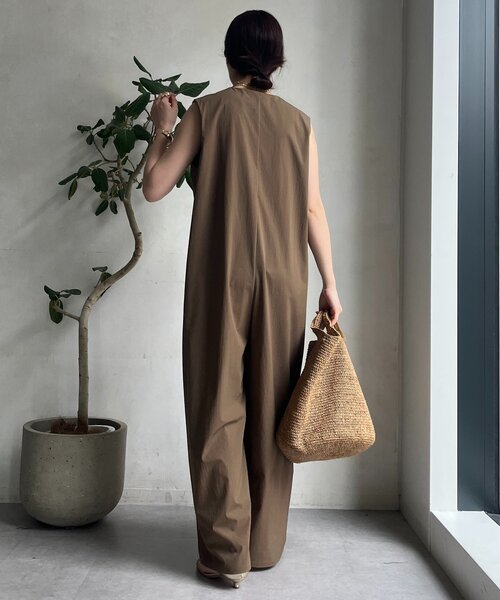 DouDou（ドゥドゥ）の「接触冷感オールインワン（つなぎ/オールインワン・レディース・ブラック/ベージュ・FREE）」の15枚目の写真