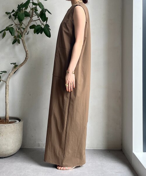 DouDou（ドゥドゥ）の「接触冷感オールインワン（つなぎ/オールインワン・レディース・ブラック/ベージュ・FREE）」の22枚目の写真