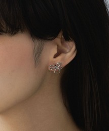 【LA MUE】メタルリボンピアス