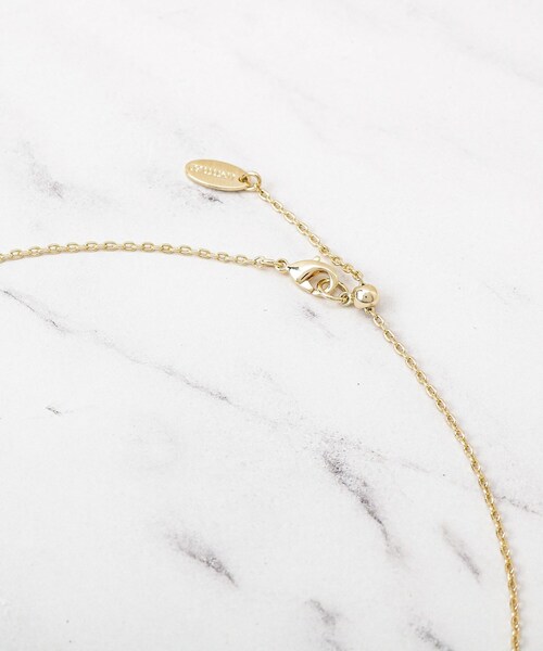 UNTITLED（アンタイトル）の「【追加】ライトダブルリングネックレス（ネックレス・レディース・シルバー/ゴールド・99）」の5枚目の写真