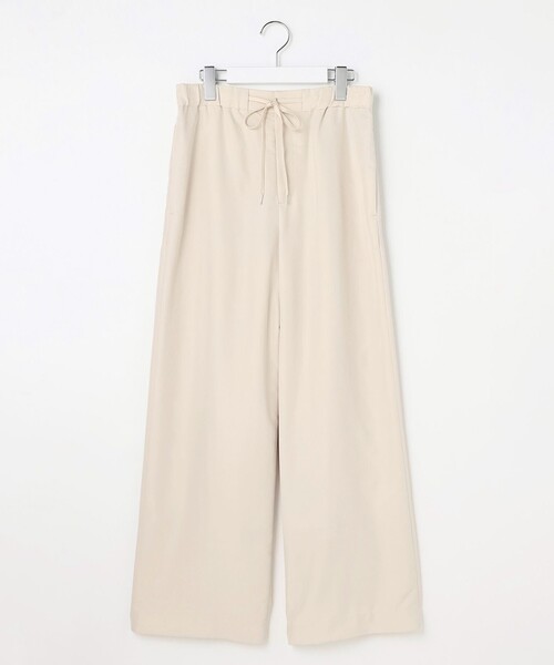 J.PRESS Ladies（J.プレス レディス）の「ピーチポプリン ワイド パンツ（その他パンツ・レディース・ベージュ系/ブラック系/黄土色系・S/XS/XXS）」の5枚目の写真