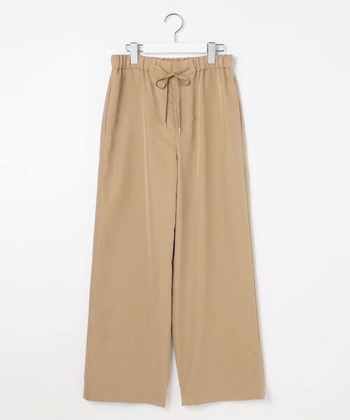 J.PRESS Ladies（J.プレス レディス）の「ピーチポプリン ワイド パンツ（その他パンツ・レディース・ベージュ系/ブラック系/黄土色系・S/XS/XXS）」の6枚目の写真