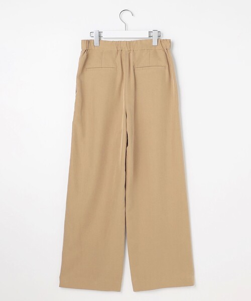 J.PRESS Ladies（J.プレス レディス）の「ピーチポプリン ワイド パンツ（その他パンツ・レディース・ベージュ系/ブラック系/黄土色系・S/XS/XXS）」の7枚目の写真