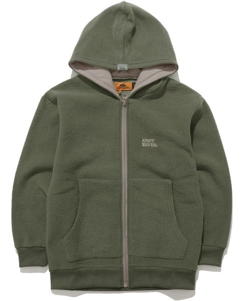 KRIFF MAYER Kid's Collection（クリフメイヤーキッズコレクション）の「【ふんわり裏起毛】かるポカパーカー（パーカー・キッズ・レッド/サンドベージュ/ブラウン/カーキ/ブラック・160/150/140/130/120/170）」の4枚目の写真