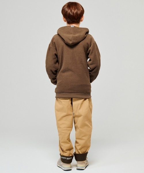 KRIFF MAYER Kid's Collection（クリフメイヤーキッズコレクション）の「【ふんわり裏起毛】かるポカパーカー（パーカー・キッズ・レッド/サンドベージュ/ブラウン/カーキ/ブラック・160/150/140/130/120/170）」の22枚目の写真