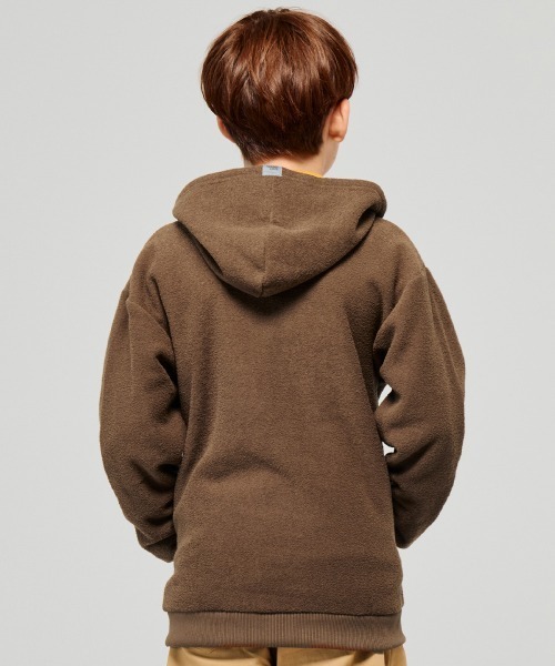 KRIFF MAYER Kid's Collection（クリフメイヤーキッズコレクション）の「【ふんわり裏起毛】かるポカパーカー（パーカー・キッズ・レッド/サンドベージュ/ブラウン/カーキ/ブラック・160/150/140/130/120/170）」の19枚目の写真