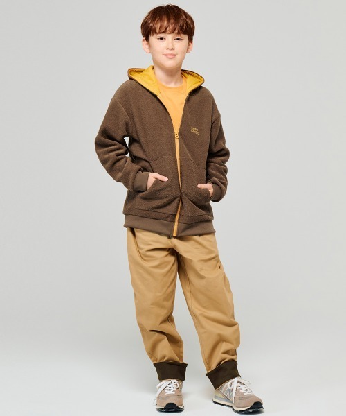 KRIFF MAYER Kid's Collection（クリフメイヤーキッズコレクション）の「【ふんわり裏起毛】かるポカパーカー（パーカー・キッズ・レッド/サンドベージュ/ブラウン/カーキ/ブラック・160/150/140/130/120/170）」の21枚目の写真
