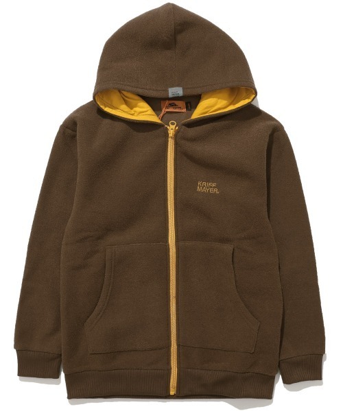 KRIFF MAYER Kid's Collection（クリフメイヤーキッズコレクション）の「【ふんわり裏起毛】かるポカパーカー（パーカー・キッズ・レッド/サンドベージュ/ブラウン/カーキ/ブラック・160/150/140/130/120/170）」の16枚目の写真