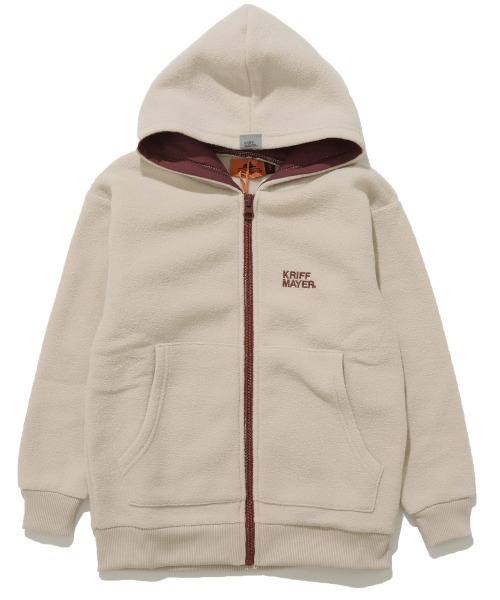 KRIFF MAYER Kid's Collection（クリフメイヤーキッズコレクション）の「【ふんわり裏起毛】かるポカパーカー（パーカー・キッズ・レッド/サンドベージュ/ブラウン/カーキ/ブラック・160/150/140/130/120/170）」の14枚目の写真