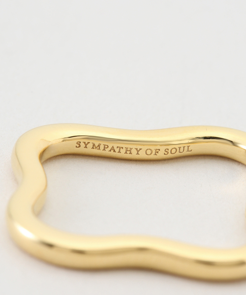Noble（ノーブル）の「SYMPATHY OF SOUL/シンパシーオブソウル Cloud Ring(ゴールド)（リング・レディース・ゴールド・MEDIUM）」の4枚目の写真