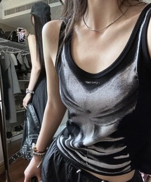 VIBGYOR | グランジスプレーペイントタンクトップ(CZ)(タンクトップ)