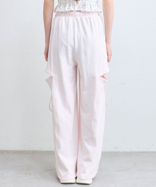 OLIVE des OLIVE（オリーブデオリーブ）の「サイドリボンスウェットパンツ（スウェットパンツ・レディース・ピンク/トップグレー/チャコールグレー・SMALL/MEDIUM）」の19枚目の写真