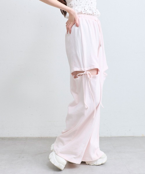 新品未使用サイドリボンスウェットパンツ サイドリボンスウェットパンツ | レディースファッション通販