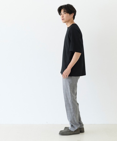 coca（coca）（コカ）の「コットンプレーティングラグランTシャツ 接触冷感/速乾/シワ防止（Tシャツ/カットソー・メンズ・ブラック/ホワイト・XL/M/L）」の9枚目の写真