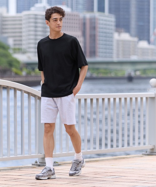 coca（coca）（コカ）の「コットンプレーティングラグランTシャツ 接触冷感/速乾/シワ防止（Tシャツ/カットソー・メンズ・ブラック/ホワイト・XL/M/L）」の13枚目の写真