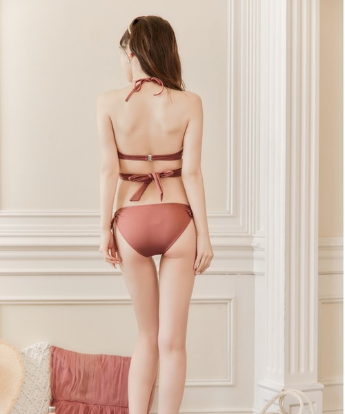 ホルターネックハイウエストビキニ 3点セット【ビキニ】【水着】（水着