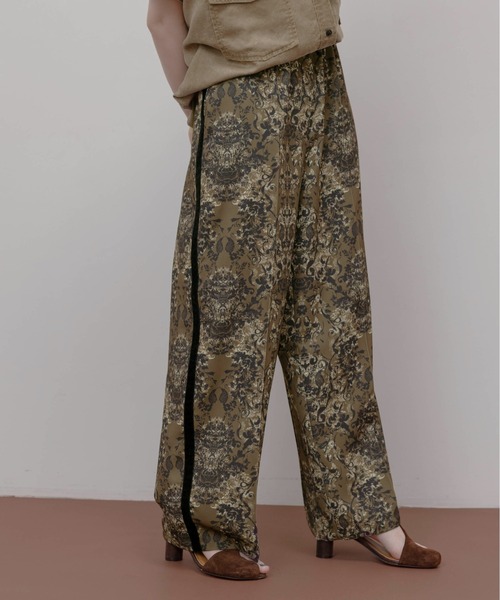 アラベスクプリント サイドラインパンツ Eimee Law│Eimee Law