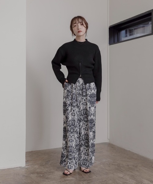 アラベスクプリント サイドラインパンツ（その他パンツ）｜Eimee Law