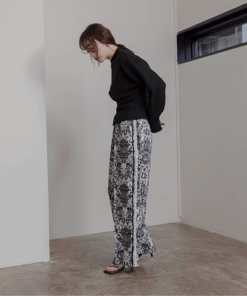 アラベスクプリント サイドラインパンツ Eimee Law│Eimee Law