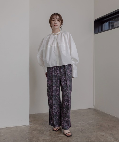 アラベスクプリント サイドラインパンツ Eimee Law│Eimee Law