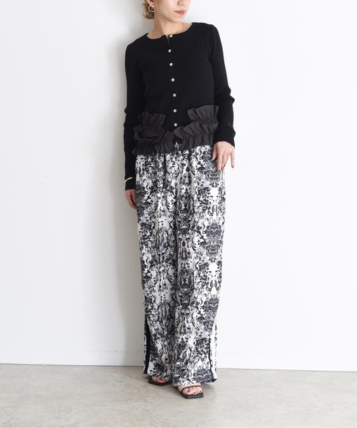 アラベスクプリント サイドラインパンツ Eimee Law│Eimee Law