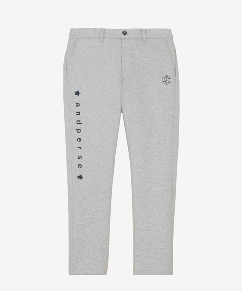 and per se（アンパスィ）の「ショットスムーザースウェット パンツ（メンズ）（その他パンツ・レディース・ネイビー/グレー・LL/L/M）」の2枚目の写真