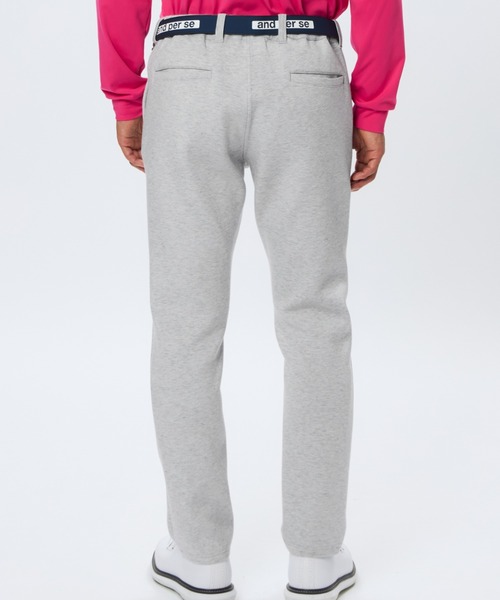 and per se（アンパスィ）の「ショットスムーザースウェット パンツ（メンズ）（その他パンツ・レディース・ネイビー/グレー・LL/L/M）」の5枚目の写真