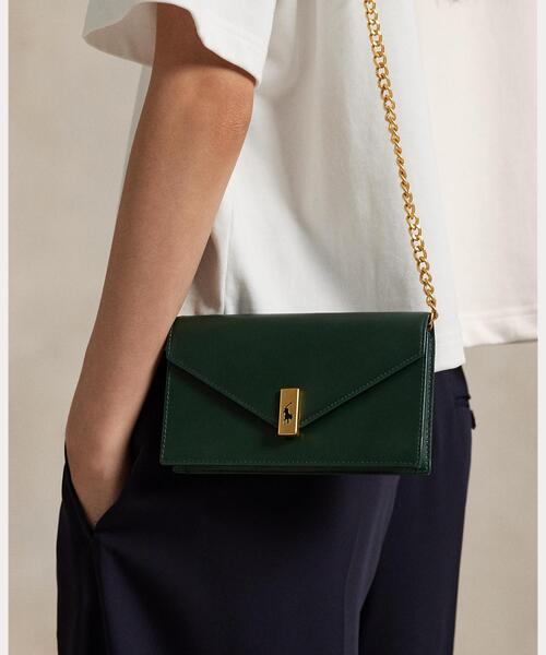 Polo ID レザー チェーン ウォレット & バッグ（ショルダーバッグ