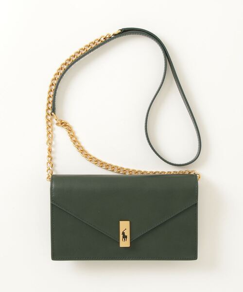 Polo ID レザー チェーン ウォレット & バッグ（ショルダーバッグ