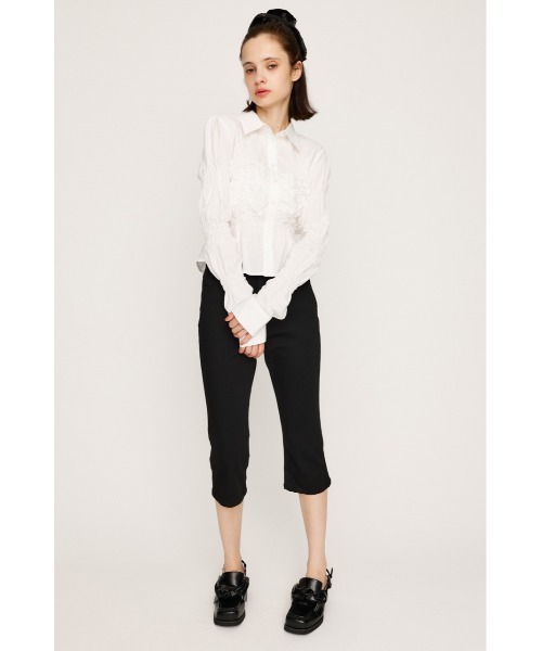 ブラウス シャツ 「新色追加」RANDOM SHIRRING TOPS ランダム シャーリング トップス 秋服 春服 レディース 新色追加】RANDOM SHIRRING TOPS ランダム シャーリング