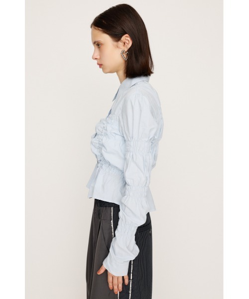 ブラウス シャツ 「新色追加」RANDOM SHIRRING TOPS ランダム シャーリング トップス 秋服 春服 レディース 新色追加】RANDOM SHIRRING TOPS ランダム シャーリング