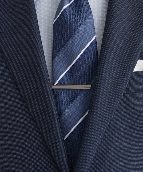 TAKEO KIKUCHI（タケオキクチ）の「ヴァルタータイバー ー 日本製の洗練された真鍮タイバー（ネクタイピン・メンズ・シルバー/シルバー系その他・00）」の7枚目の写真