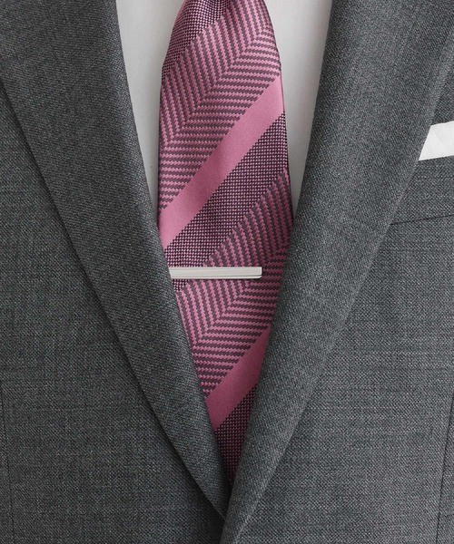 TAKEO KIKUCHI（タケオキクチ）の「ヴァルタータイバー ー 日本製の洗練された真鍮タイバー（ネクタイピン・メンズ・シルバー/シルバー系その他・00）」の9枚目の写真