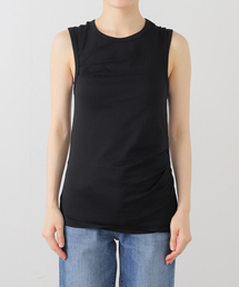 SLOBE IENA | Serque/セルク ギャザーノースリーブ(タンクトップ)