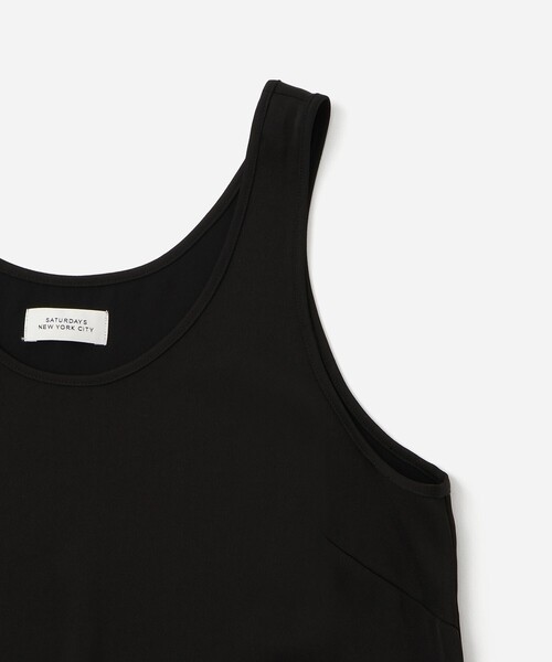 Saturdays NYC（サタデーズ ニューヨークシティ ）の「Jess Satin Tank Onepiece Dress（ワンピース・レディース・ブラウン/ブラック・L/M/S）」の13枚目の写真
