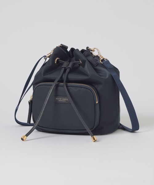 BLUE LABEL CRESTBRIDGE(ブルーレーベルクレストブリッジ)の「パーシャルナイロンミニコロン(ショルダーバッグ・レディース・ブラック/ダークネイビー・FREE)」の1枚目の写真