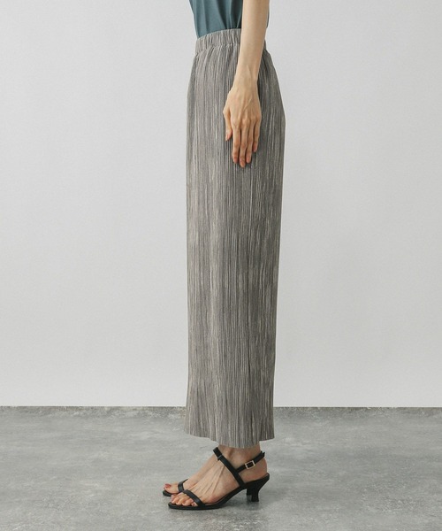 GLOBAL WORK（グローバルワーク）の「多機能プリーツIラインスカート/575805（スカート・レディース・ブラック/ライトグレー・REGULAR/SHORT）」の11枚目の写真