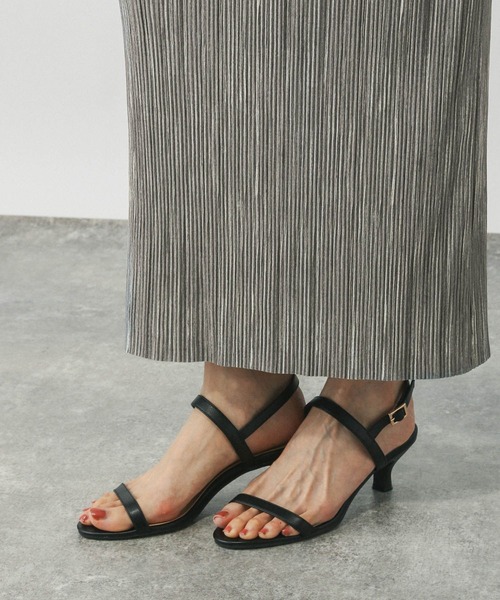 GLOBAL WORK（グローバルワーク）の「多機能プリーツIラインスカート/575805（スカート・レディース・ブラック/ライトグレー・REGULAR/SHORT）」の15枚目の写真