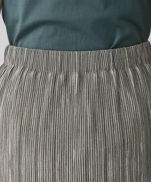 GLOBAL WORK（グローバルワーク）の「多機能プリーツIラインスカート/575805（スカート・レディース・ブラック/ライトグレー・REGULAR/SHORT）」の16枚目の写真