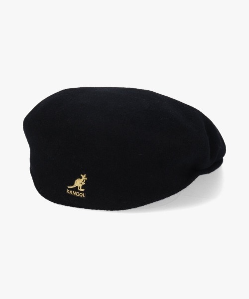 KANGOL（カンゴール）の「KANGOL WOOL 504 / カンゴール（ハンチング/ベレー帽・レディース・ライトブルー/ホワイト/イエロー/オレンジ/レッド/ブラック/キャメル/ブラック×ゴールド/ワイン/ダークグレー/ライトブラウン/インディゴブルー/ネイビー/グリーン/エメラルド・LARGE/MEDIUM/SMALL/XX-LARGE/X-LARGE）」の3枚目の写真