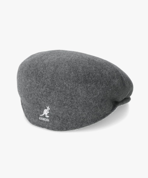 KANGOL（カンゴール）の「KANGOL WOOL 504 / カンゴール（ハンチング/ベレー帽・レディース・ライトブルー/ホワイト/イエロー/オレンジ/レッド/ブラック/キャメル/ブラック×ゴールド/ワイン/ダークグレー/ライトブラウン/インディゴブルー/ネイビー/グリーン/エメラルド・LARGE/MEDIUM/SMALL/XX-LARGE/X-LARGE）」の4枚目の写真
