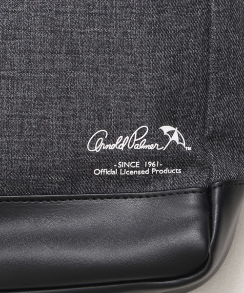 Arnold Palmer(アーノルドパーマー)の「メランジ×フェイクレザー パネル サコッシュ(ショルダーバッグ・メンズ・ブラック/チャコールグレー/ネイビー・F)」の12枚目の写真