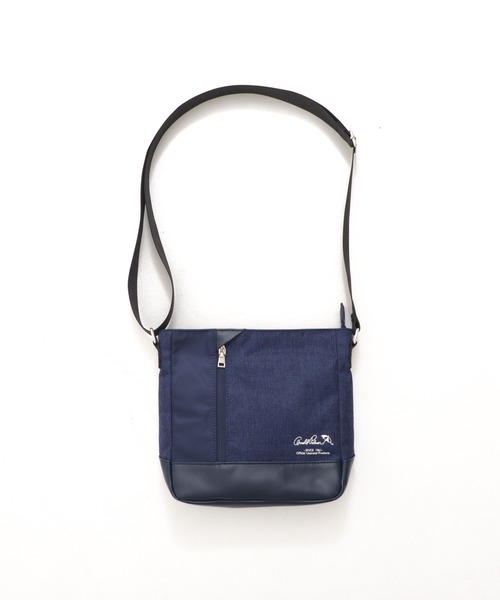 Arnold Palmer(アーノルドパーマー)の「メランジ×フェイクレザー パネル サコッシュ(ショルダーバッグ・メンズ・ブラック/チャコールグレー/ネイビー・F)」の6枚目の写真