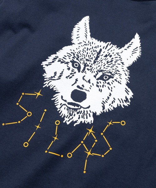SILAS（サイラス）の「WOLF L/S TEE（Tシャツ/カットソー・メンズ・ホワイト/アッシュ/ネイビー・L/M/XL）」の7枚目の写真