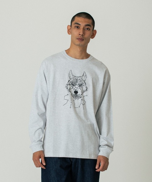 SILAS（サイラス）の「WOLF L/S TEE（Tシャツ/カットソー・メンズ・ホワイト/アッシュ/ネイビー・L/M/XL）」の15枚目の写真